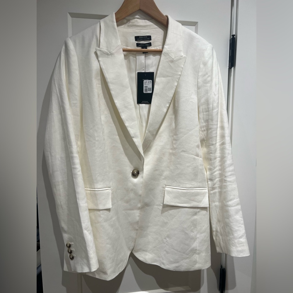 RW&CO. Ivory Suit Jacket